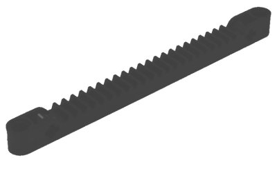LEGO part Technic, Gear Rack 1 x 13 with Axle and Pin Holes (64781)