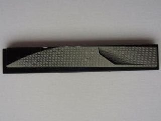 LEGO part Tile 1 x 6 with Silver Panel and Air Outlet Pattern Model Right Side (Sticker) - Set 8132 (6636pb036R)
