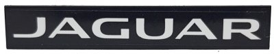 LEGO part Tile 1 x 6 with White 'JAGUAR' on Black Background Pattern (Sticker) - Set 76898 (6636pb229)