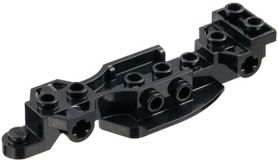 LEGO part Vehicle, Base 3 x 9 x 1 1/3 Formula 1 Race Car Base with Axle Holes (6667)