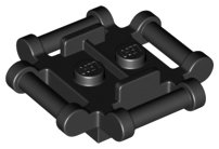 LEGO part Brick, Modified 2 x 2 with Bar Handles on 4 Sides (66961)