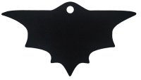 LEGO part Minifigure Cape Cloth, Scalloped 7 Points, Wide, Single Top Hole (Batman) - Traditional Starched Fabric 68590