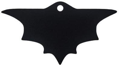 LEGO part Minifigure Cape Cloth, Scalloped 7 Points, Wide, Single Top Hole (Batman) - Traditional Starched Fabric (68590)