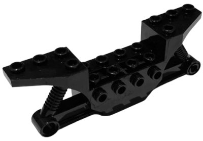 LEGO part Vehicle, Base 2 x 10 with 4 Pin Holes (Quad Bike Half) (70682)