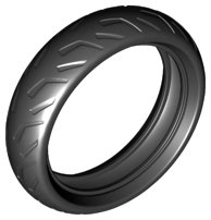 LEGO onderdeel Tire 139mm D. x 37mm Motorcycle Racing Tread (71722)