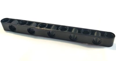 LEGO onderdeel Technic, Liftarm, Modified Perpendicular Holes Thick 1 x 11 (73507)