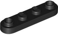 LEGO part Plate, Round 1 x 4 with 2 Open Studs 77845