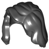 LEGO part Minifigure, Hair Female Mid-Length with Part over Right Shoulder (85974)