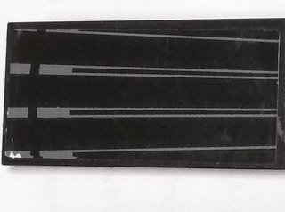LEGO part Tile 2 x 4 with Gray Thin Lines Pattern (Sticker) - Set 75044 (87079pb0468)