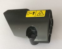 LEGO part Technic, Panel Fairing # 1 Small Smooth Short, Side A with Warning Sign #2 Pattern (Sticker) - Set 42082 87080pb047