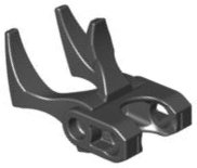 LEGO onderdeel Large Figure Claw with Ball Joint Socket 87837