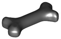 LEGO part Bone, Short (93160)
