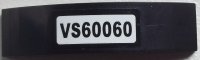LEGO part Slope, Curved 4 x 1 x 2/3 Double with 'VS60060' Pattern (Sticker) - Set 60060 93273pb031