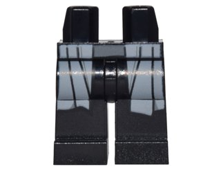 LEGO part Hips and Legs with Light Bluish Gray Trench Coat Pattern (970c00pb0590)