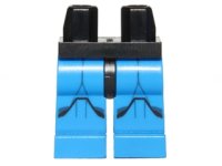 LEGO part Hips and Blue Legs with SW Armor with Black Knee Markings Pattern (Senate Commando) 970c07pb07