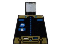LEGO part Torso Space Ice Planet Gold Pattern 973p61