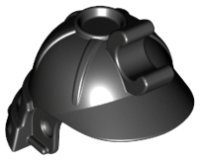 LEGO part Minifigure, Headgear Helmet Ninja / Samurai with Clip and Long Visor 98128