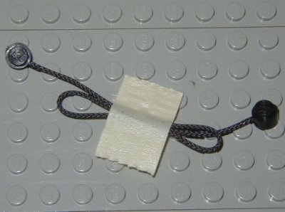 LEGO part String with End Studs (20L Overall) with (Same Color) Studs Pattern (x127c20pb01)