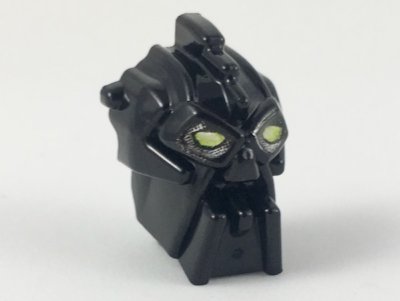 LEGO part Minifigure, Head, Modified Bionicle Inika Toa Nuparu Pattern (x1822px1)