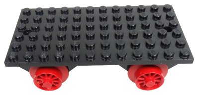 LEGO part Train Base 6 x 12 with Wheels (x487)