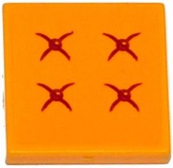 LEGO part Carreau 2 x 2 avec Motif de 4 Boutons de Coussin Magenta (Autocollant) - Set 41135 (3068pb0981)
