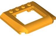 LEGO part Wedge 5 x 6 x 2/3 Triple Curved with 3 x 4 Cutout for Window (Sunroof) (4652)