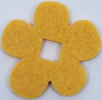 LEGO part Felt Fabric 5 1/2 x 5 1/2 Flower Thick with Square Hole 66830