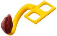 LEGO part Minifigure Costume Tail Lion with Dark Red Tassel Pattern 7721pb01