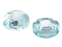 LEGO part Clikits, Icon Round 2 x 2 Small with Hole, Polished (Transparent Colors Only) 51509