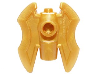 LEGO part Figurine, Arme Tête de Hache, Double avec Porte-Barre et 2 Tenons Creux (11096)