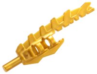 LEGO part Minifigure, Arma Spada, Seghettata con Supporto Barra (Vengious) 11107