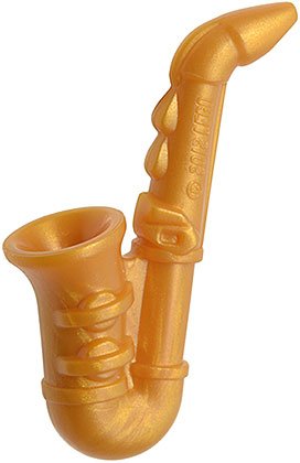 LEGO onderdeel Minifiguur, Gereedschap Muziekinstrument, Saxofoon (13808)