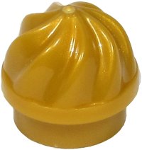 LEGO part Plaque, Ronde 1 x 1 avec Spirale/Torsion Verticale 15470