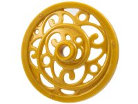 LEGO part Rad Wagen Riesig (43 mm D.) Verziert 15744