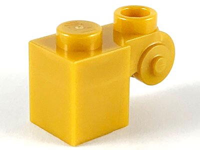 LEGO part Brick, Modified 1 x 1 with Scroll with Hollow Stud (20310)