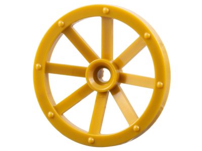 LEGO part Wheel Wagon Large 33mm D., Hole Notched for Wheels Holder Pin (4489b)
