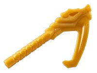 LEGO part Minifigure, Weapon Sickle, Dragon Head, Long Wrapped Handle 4922