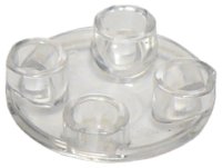 LEGO part Piastra, Rotonda 2 x 2 con Fondo Arrotondato (Boat Stud) 2654