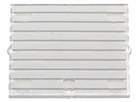 LEGO onderdeel Glass for Window 1 x 4 x 3 with 9 White Stripes Pattern (Sticker) - Sets 6364 / 6382 / 6383 / 6385 3855pb003