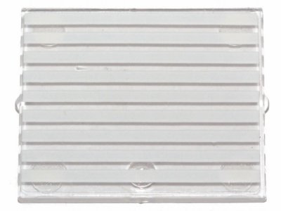 LEGO part Glass for Window 1 x 4 x 3 with 9 White Stripes Pattern (Sticker) - Sets 6364 / 6382 / 6383 / 6385 (3855pb003)