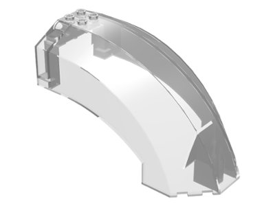 LEGO part Windscreen 12 x 6 x 6 Curved (41881)