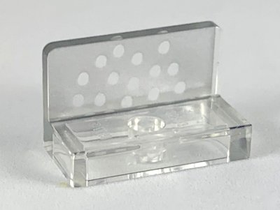 LEGO part Panel 1 x 2 x 1 with Silver Dots Pattern (4865pb079)