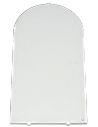 LEGO part Glass for Door Frame 1 x 6 x 7 Arched with Notches and Rounded Pillars 65066