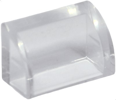 LEGO part Slope, Curved 1 x 2 (7134)