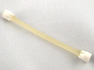 LEGO part Hose, Flexible  8.5L with White Tabbed Ends (73590c02c)