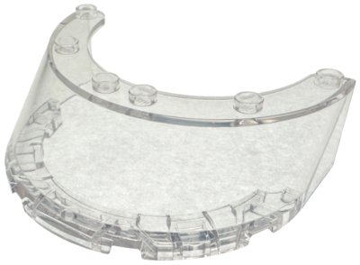 LEGO part Windscreen 6 x 8 x 2 (7664)