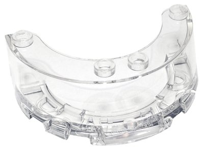 LEGO onderdeel Windscreen 4 x 6 x 1 1/3 Round (76796)