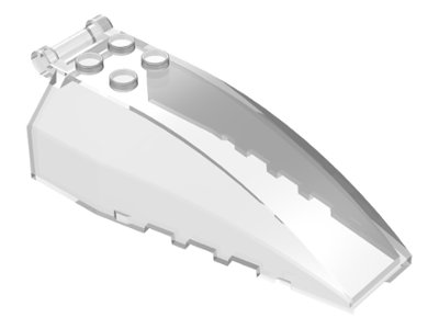 LEGO part Windscreen 8 x 4 x 2 with 4 Studs and Bar Handle (92579)