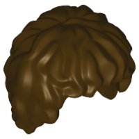 LEGO part Minifigura, Pelo Despeinado 10048