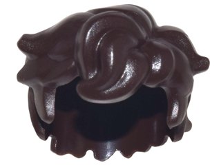 LEGO part Minifigure, Hair Tousled and Sticking Out on Both Sides (25412)